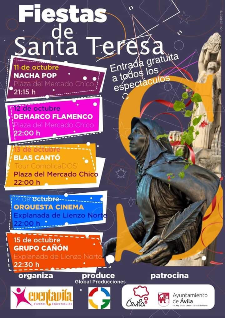 Ver programa de fiestas de Santa Teresa Avila 2019